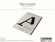 Tablet Screenshot of dopoleparole.it